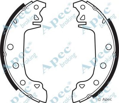 APEC BRAKING shu55 -  Комплект тормозных колодок